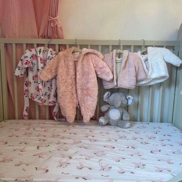 Winter baby girl bundle lot coats pram suit robe - Picture 3 of 9